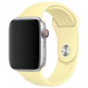 Силіконовий ремінець Silicone Sport Band (38mm, 40mm, 41mm, [42mm Series 10/11], №51 Mellow Yellow, S)