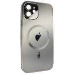 Чохол для iPhone 12 - AG Titanium Case with MagSafe із захистом камери матовий Gray Чохол для iPhone 12 - AG Titanium Case with MagSafe із захистом камери матовий Gray