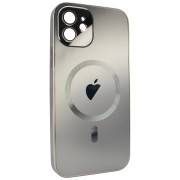 Чохол для iPhone 12 - AG Titanium Case with MagSafe із захистом камери матовий Gray