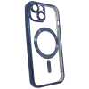 Чохол на iPhone 15 Shining with MagSafe із захисними лінзами на камеру Blue Titanium
