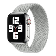 Монобраслет на Apple Watch Braided Solo Loop (White, 42mm, 44mm, 45mm, 46mm, 49mm S)