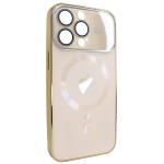 Чохол для iPhone 15 Pro Max матовий NEW PC Slim with MagSafe case із захистом камери Gold Чохол для iPhone 15 Pro Max матовий NEW PC Slim with MagSafe case із захистом камери Gold