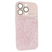 Чохол AITO PU-Leather Leopard Case [17 series Design] – (iPhone 14 Pro Max, Pink)
