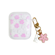 Чохол для AirPods 1/2 — Charmed Collection "Pink & White Flowers"