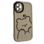 Чохол Paws Case – iPhone 12 (Bear Hug - Brown)