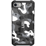Тактичний протиударний чохол UAG Pathfinder камуфляжний на iPhone 6/7/8/SE2 (White-Black)
