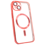 Чохол Shining with MagSafe на iPhone 14 із захисними лінзами на камеру Red Чохол Shining with MagSafe на iPhone 14 із захисними лінзами на камеру Red