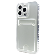 Чохол прозорий Card Holder для iPhone 12 Pro Max з карманом для карти