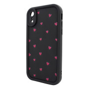Чохол для iPhone XR – Pretty Things "Little Hearts – Black"
