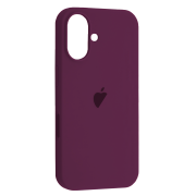 Чохол для iPhone 16 Plus Silicone Case FULL (№52 Marsala)