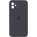 Чохол Silicone Case Full Camera для iPhone 12 Charcoal Gray