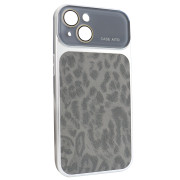 Чохол AITO PU-Leather Leopard Case [17 series Design] – (iPhone 13/14/15, Black)