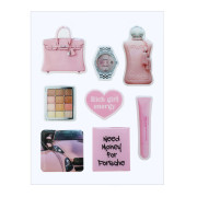 Наклейки 3D Stickers – Rich Pink