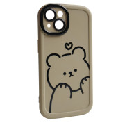 Чохол Paws Case – iPhone 13 (Bear Hug - Brown)