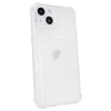 Чохол для iPhone 14 Plus Card Holder Armored Case з карманом для картки прозрачный