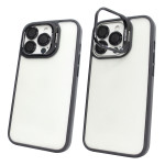 Чохол для iPhone 13 Pro Max Guard Stand Camera Lens з лінзами та підставкою Black Чохол для iPhone 13 Pro Max Guard Stand Camera Lens з лінзами та підставкою Black