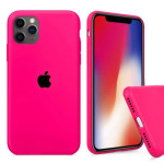 Чохол Silicone Case на iPhone 11 Pro Max FULL (№47 Hot Pink)