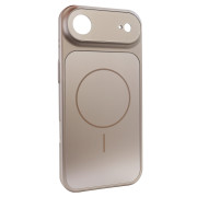 Чохол Nofelet AG Glass Case with MagSafe (iPhone 17 Air, Desert Gold)