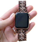 Ремінець Swarovski Steel Band Apple Watch (38mm, 40mm, 41mm, [42mm Series 10/11], Leopard)