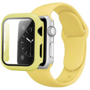 Комплект Silicone Band + Case для Apple Watch (41mm, Yellow)