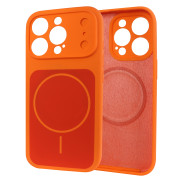Чохол Dual Tone Silicone MagSafe Case (iPhone 16 Pro – Bright Orange)