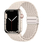 Ремінець Braided Nylon Magnetic Band (38/40/41mm + [42mm Series 10/11] – Antique White)