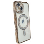 Чохол Diamond Shining Case with MagSafe (iPhone 14, Gold)