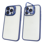 Чохол для iPhone 13 Pro Max Guard Stand Camera Lens з лінзами та підставкою Dark Blue