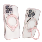 Чохол для iPhone 12 Pro Max Clear Shining Holder with MagSafe Rose Gold