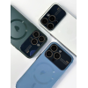 Чохол для iPhone 13 Pro Max PC Slim Case with MagSafe із захисними лінзами на камеру Deep Purple