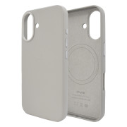 Чохол Leather Case PU with MagSafe (iPhone 17, Light Gray)