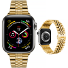 Стальний браслет Braslet 5 Beads для Apple Watch (42mm, 44mm, 45mm, 46mm, 49mm Gold)