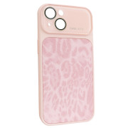Чохол AITO PU-Leather Leopard Case [17 series Design] – (iPhone 13/14/15, Pink)