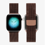 Металічний ремінець Milanese Loop Apple Watch (42/44/45/46/49mm, Bronze Gold)