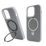 Чохол Nofelet Carbon Case with MagSafe (iPhone 13 Pro Max / 12 Pro Max, Titanium Gray)