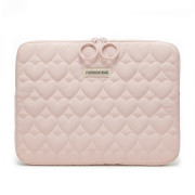 Puffy Hearts Sleeve "Fashion Bag" (15.4-16.2) - Pink