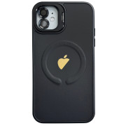 Чохол Logo Case PU Stand Camera (iPhone 15 Pro, Black)