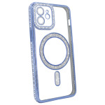 Чохол Diamond Shining Case with MagSafe (iPhone 11, Blue)