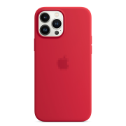 Чохол для iPhone 13 Pro Max : Silicone Case MagSafe Original – Red