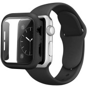Комплект Silicone Band + Case для Apple Watch (41mm, Black)