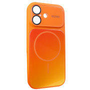 Чохол Gradient Glass MagSafe Case (iPhone 17 – Starry Orange)