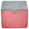 Чохол-папка для MacBook (15.3"–16") Leather PU – Red