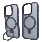 Чохол для Phone 16 Pro Max: Nofelet MATT Ring Case MagSafe — Deep Purple