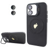 Чохол Logo Case PU Stand Camera (iPhone 11, Black)