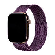Металічний ремінець Milanese Loop на Apple Watch (38mm, 40mm, 41mm, [42mm Series 10/11], Purple)