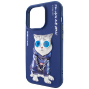 Чохол Nimmy Case Rich Pets (iPhone 15 Pro Max, Blue Rich Cat)