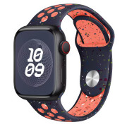 Ремінець силіконовий Silicone Band Nike (38mm, 40mm, 41mm, [42mm Series 10/11], Blue Flame)