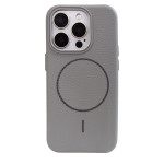 Grain Silicone MagSafe Case (iPhone 14 Pro, Gray)