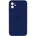 Чохол Silicone Case Full Camera для iPhone 12 Deep navy