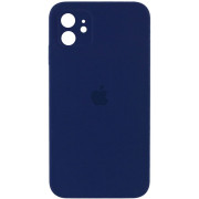 Чохол Silicone Case Full Camera для iPhone 12 Deep navy